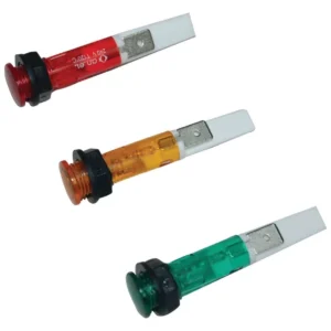 10 mm. Soketli Sinyal Lmb. (Yeşil-Sarı-Kırmızı) - Görsel 1