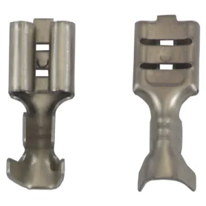 Geçmeli Dişi Terminal krom 4,8 mm (Küçük) - Görsel 1