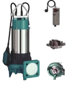 Kaysu CUT1500 Bıçaklı,Öğütücülü Dalgıç Su Pompası (Monofaze)