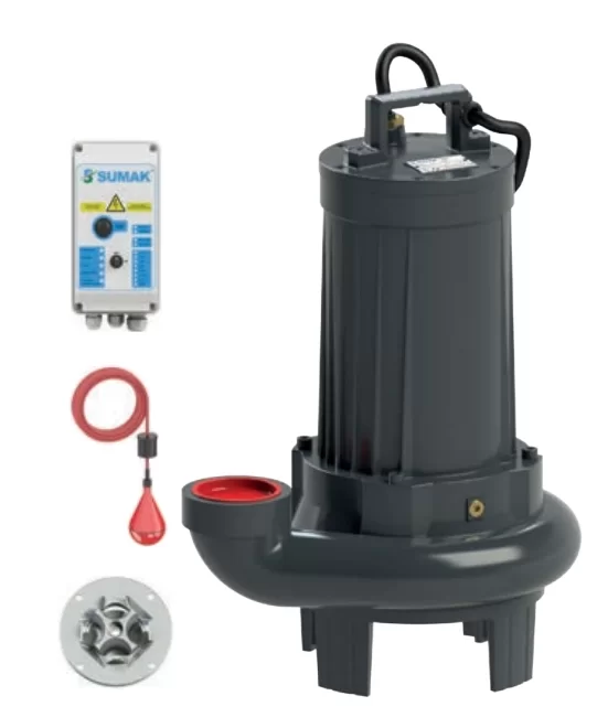 Sumak SBRT50/3-P Parçalayıcı Bıçaklı Foseptik Dalgıç Pompa