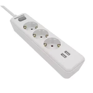 USB’Li Akım Korumalı 3’Lü Grup Priz (1,5 M) - Görsel 1