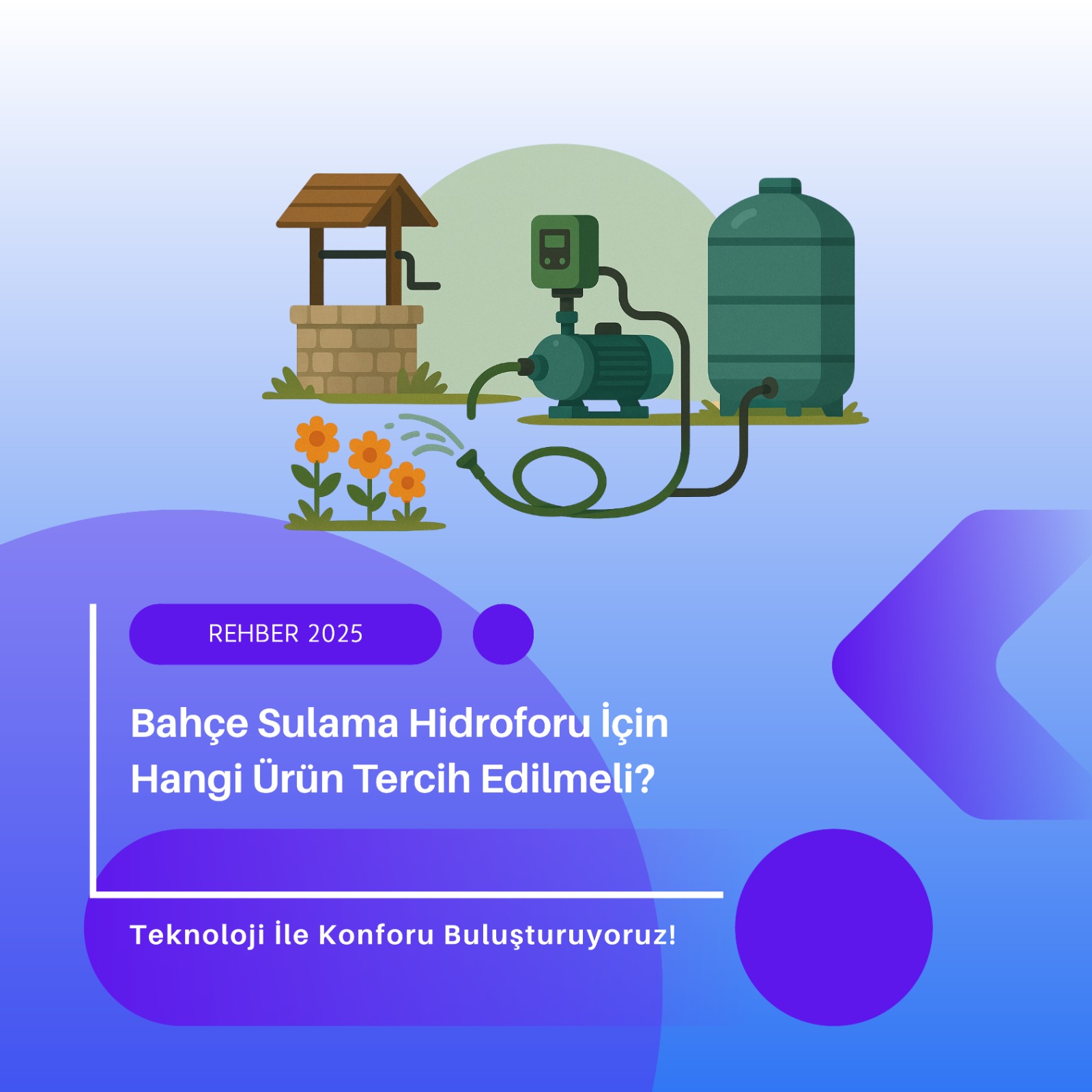 bahçe sulama hidroforu