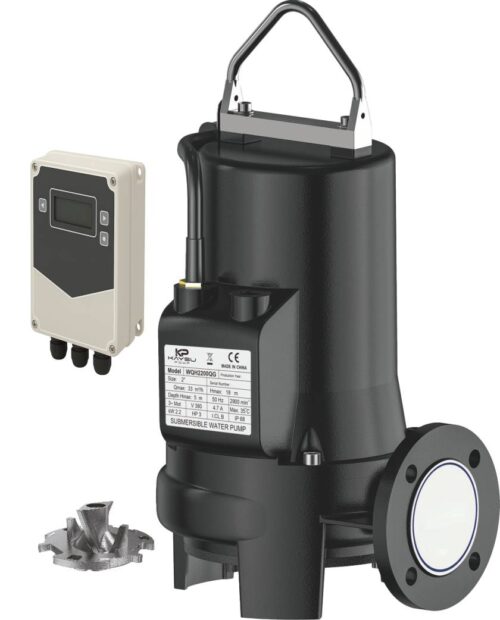 Kaysu WQH2200QG Döküm Gövdeli Öğütücülü Foseptik Dalgıç 3 Hp (380 Volt)