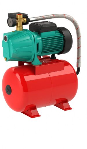 Kaysu Pompa HKJM15H Paket Hidrofor 1.5 HP 5 Kat 8 Daire 50 Litre Yatık Tanklı