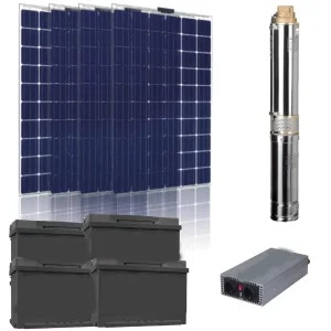 Sumak 4SDM310 SLR - 4" Paslanmaz Dalgıç Pompalı Solar Sulama Sistemi