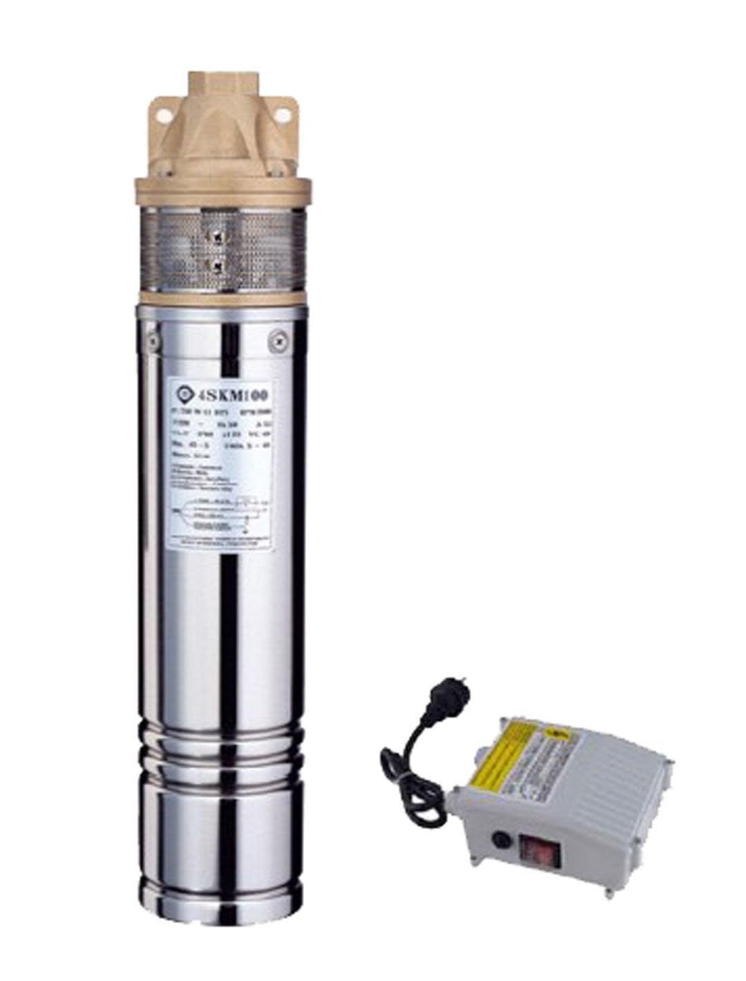 Winpo 4SKM 100 Keson Kuyu Dalgıç Pompa 55 mss 3 m³/h 1 HP 220V - Koşar Ticaret