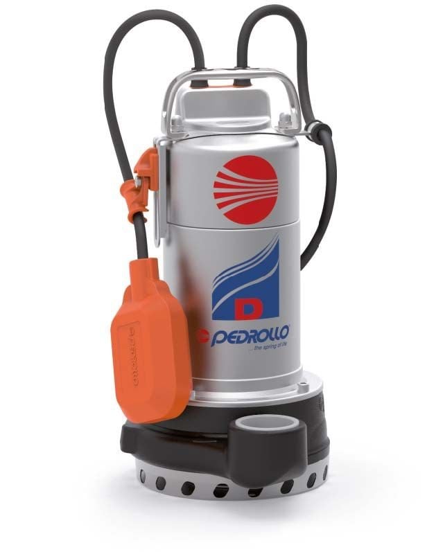 Pedrollo DM 10 N Flatörlü Paslanmaz Gövdeli Drenaj Dalgıç Pompa - Koşar Ticaret