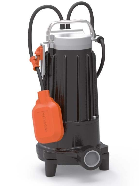 Pedrollo TRm 1.1 Parçalayıcı Bıçaklı (Öğütücülü) Foseptik Dalğıç Pompa Monofaze (220V) 23 mss 7.2 m³/h - Koşar Ticaret