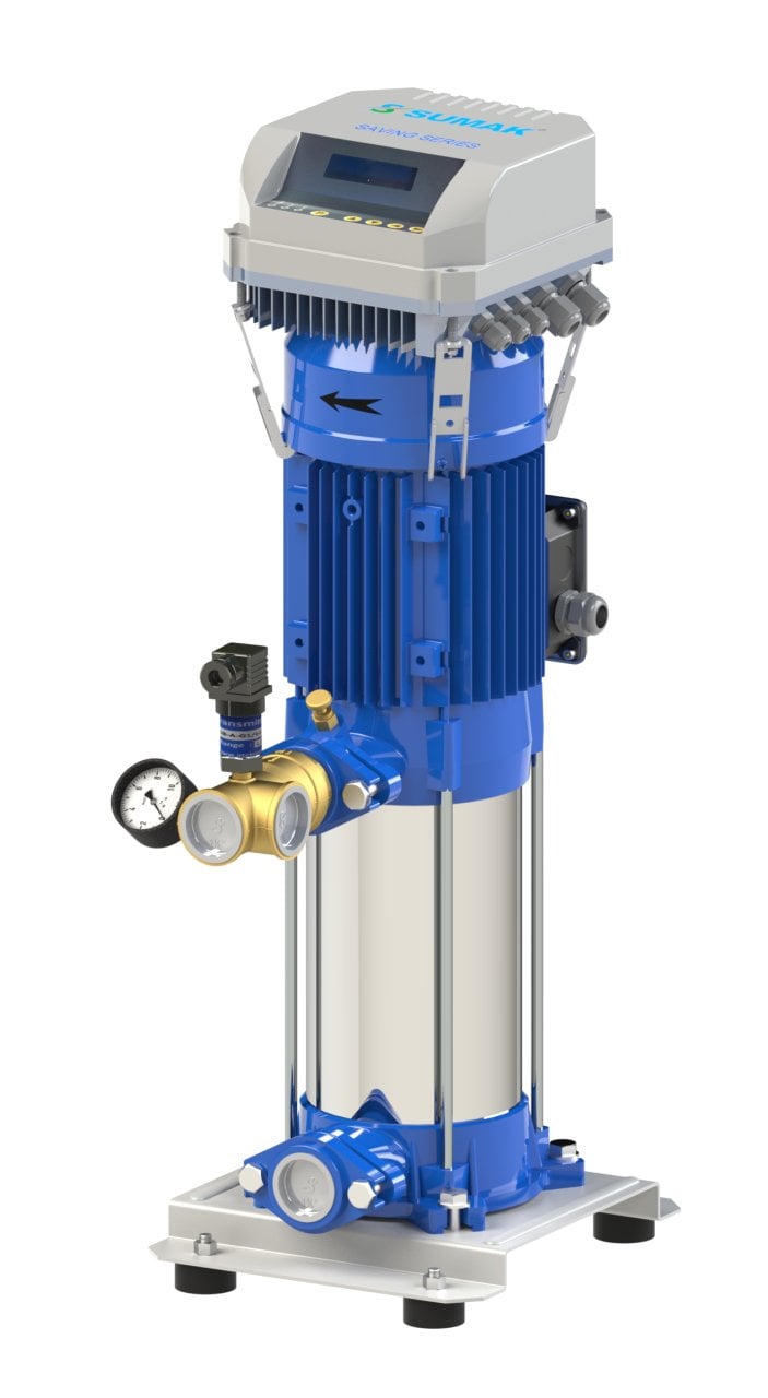 Sumak SHT-A-FK Frekans Kontrollü Düşey Milli Kademeli Hidroforlar - Koşar Ticaret
