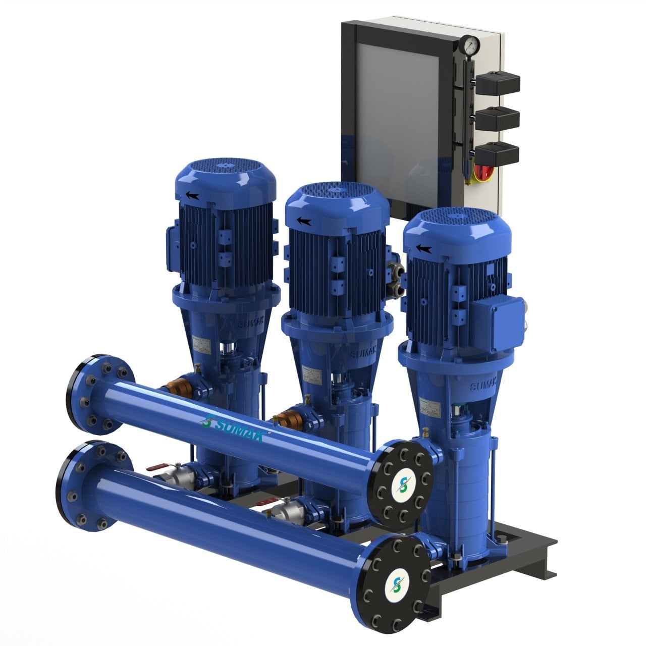 Sumak SHT 40 C Düşey Milli Kademeli Hidroforlar - Koşar Ticaret