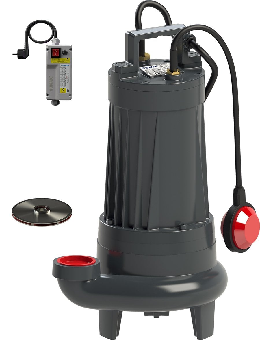 Sumak SDF 25/2 Temiz Su Dalgıç Pompa Monofaze(220V) 3 Hp - Koşar Ticaret