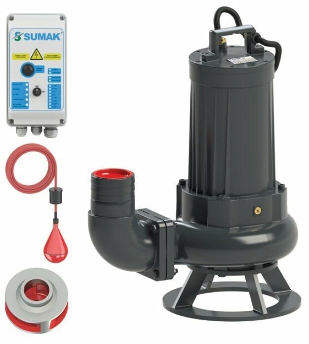 Sumak SDTB 50/4 Foseptik Dalgıç Pompa Trifaze 380V 5.5 Hp - Koşar Ticaret