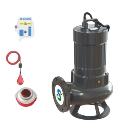 Sumak SDTK 100/6 Foseptik Dalgıç Pompa Trifaze 400V 10 Hp - Koşar Ticaret