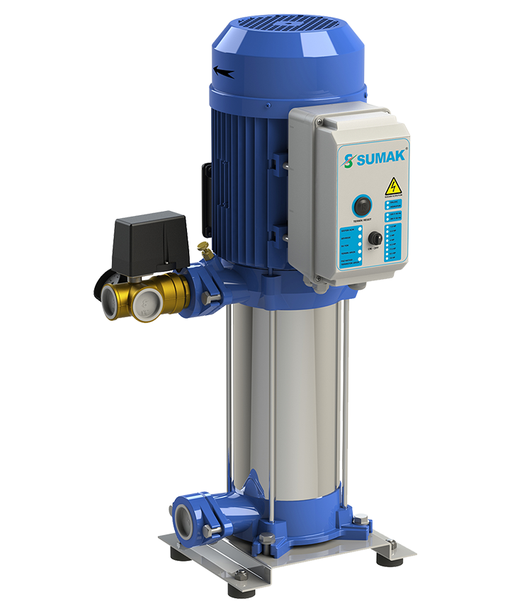 Sumak SHT6 A 150/8 Düşey Milli Kademeli Hidrofor 4 KAT 20 DAİRE - Koşar Ticaret