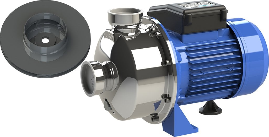 Sumak SMINOX/K-150/2T Paslanmaz Santrifüj Pompa Kapalı Fan 380V 1.5HP - Koşar Ticaret