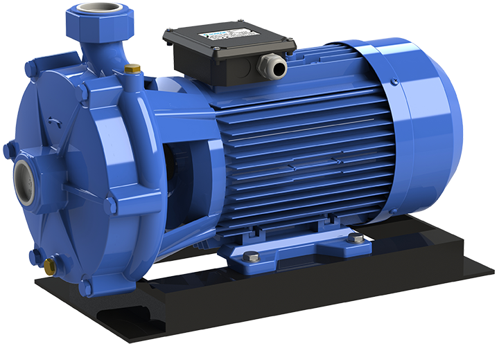 Sumak SMKT 750-S Sıcak Su Çift Kademeli Santrifüj Pompa 90°C Trifaze (380V) 7.5HP - Koşar Ticaret