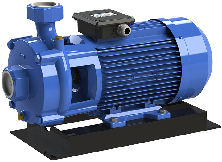 Sumak SMKT 750/2-S Sıcak Su Çift Kademeli Santrifüj Pompa 90°C Trifaze (380V) 7.5HP - Koşar Ticaret