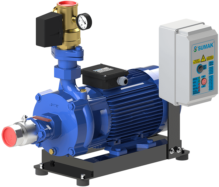 Sumak SMKTA 550 Emişli Çift Kademeli Hidrofor 8 Kat 45 Daire 380 Volt 5.5 Hp - Koşar Ticaret